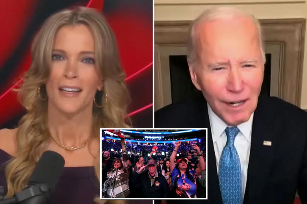 Megyn Kelly says Biden's stunning 'garbage' comment about Trump supporters was a sign of insanity